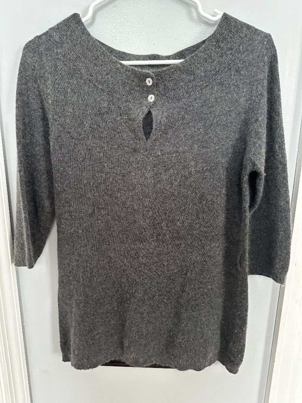 BCBGMaxAzria Gray Knit Sweater